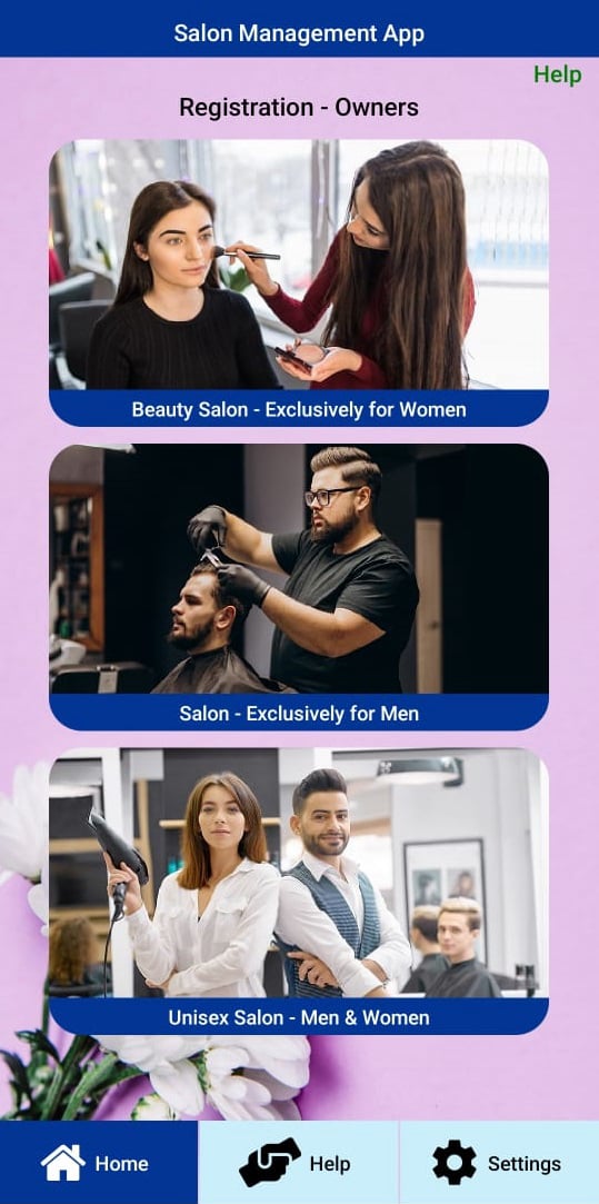 Salon Categories